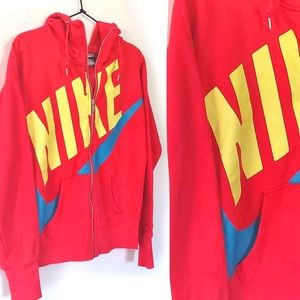 Retro Nike Zip-Up Hoodie